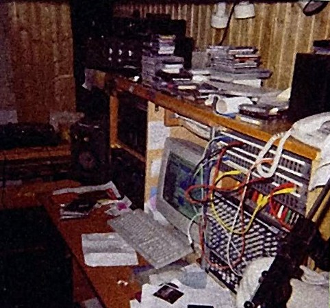 La console et les machines du studio